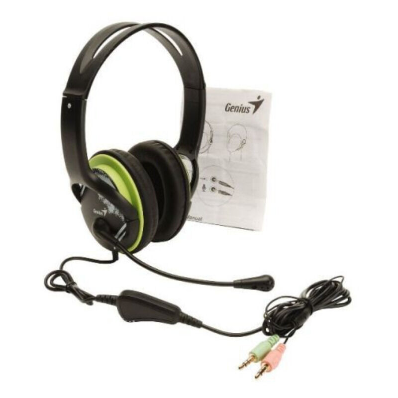 3a373e03fa160c5724cc05be896c4174.jpg Slušalice sa mikrofonom Genius HS-400A Green