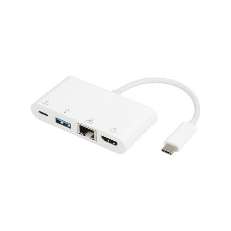 6dc0460e955da539214a0dabfe61e6b9.jpg Adapter USB 3.1 tip C (M) - HDMI + USB3.0 + RJ45 + tip C (F) beli