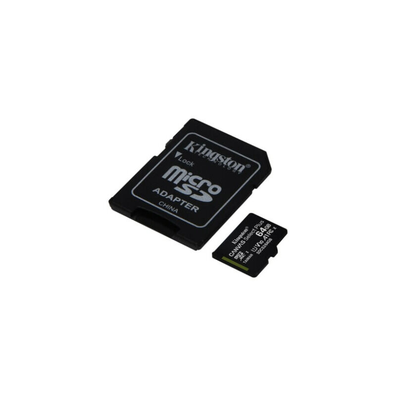 90c671a22bb2256ab328021ea96fbc7d.jpg Micro SD Kingston 64GB Canvas Select Plus SDCS2/64GB +adapter Class10