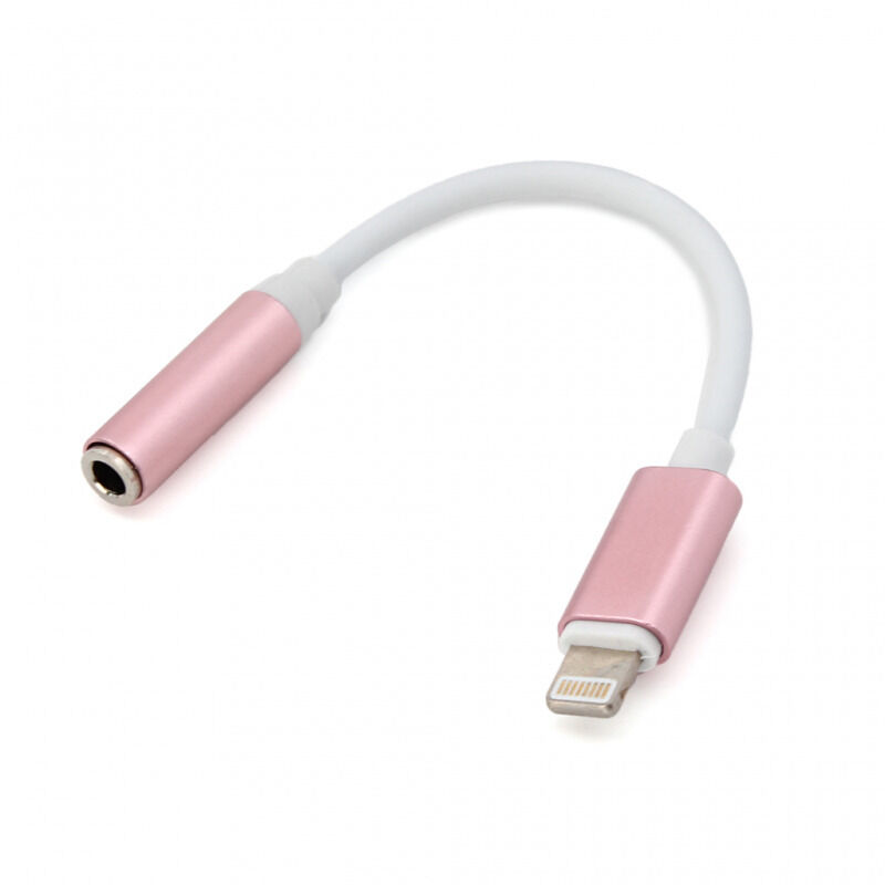 31b5c56fc2a114bce3ad4d45ba2a16be.jpg Adapter za slusalice iP-11 iPhone lightning na 3.5mm roze