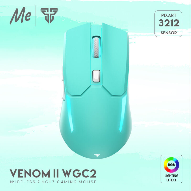 563372bb8f6e555d3a85e4042b75415a.jpg Mis Wireless Gaming Fantech WGC2 Venom II Mint Edition