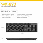 5caaf905e31b9c4dee659ca6d28ebdf2 Combo mis tastatura wireless Fantech WK-893 crni