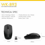 929cf4c35d74c76cbd294347b5a37b95 Combo mis tastatura wireless Fantech WK-893 crni