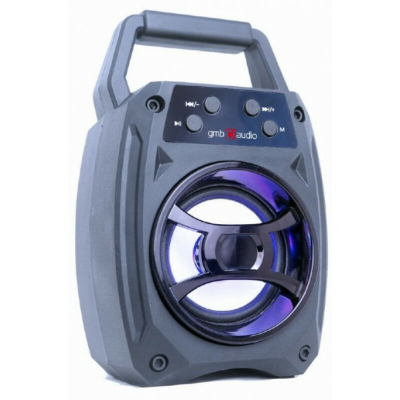 75da4a02be2f4ac5287f8f4f804473c9.jpg SPK-BT-14 Gembird Portable Bluetooth speaker 5W, FM, USB, SD, 3,5mm, LED black