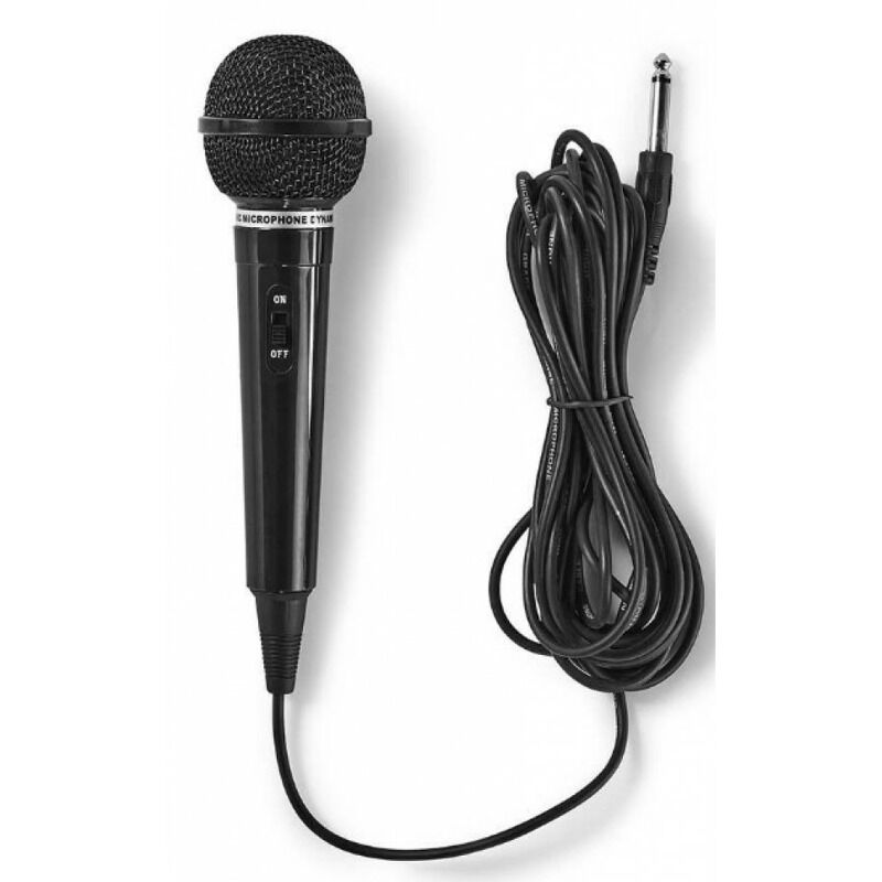 ee161af0b63a378f240122bec7808a41.jpg MPWD15BK Karaoke mikrofon, 6.35mm -75 dB+/-3dB Sensitivity, 80 Hz-12 kHz, 5.0m