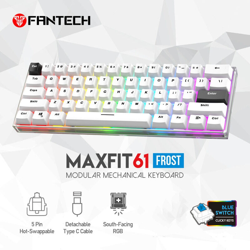 34790205d0a1e302edbeddcd5bfb36e7.jpg Aluminijumsko kuciste za Tastatura Mehanicka Gaming Fantech MK857 RGB Maxfit61 srebrno