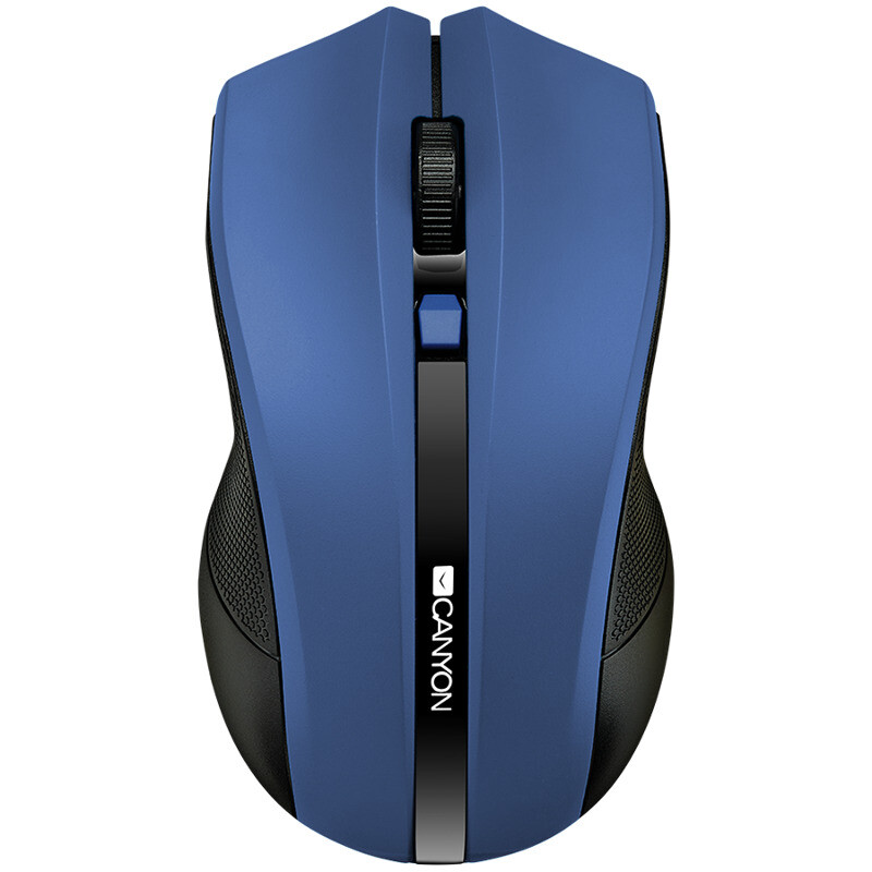 0050061483ae826278b1362c14def2c6.jpg CANYON MW-5, 2.4GHz wireless Optical Mouse with 4 buttons, DPI 800/1200/1600, Blue,