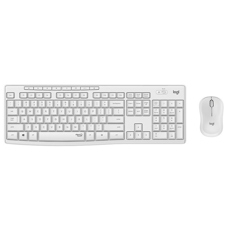 6438b5ce68fc29dc4df6f168b218a50d.jpg LOGITECH MK295 Silent Wireless Combo - OFF-WHITE - US