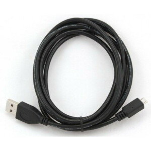 0c00e54e5d476bb38d40a16401b90490 CC-USB2B-AMmBM-2M-BW Gembird Premium cotton braided Micro-USB charging - data cable,2m, black/white