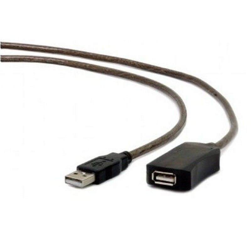 9b90217d52c9765b4f19bab56dff4982.jpg UAE-01-5M Gembird USB 2.0 active extension cable, black color, bulk package, 5m