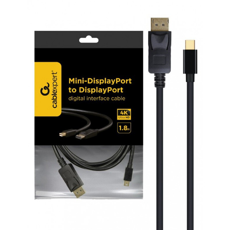 c2745f3211181e185371af2cab1a6faf.jpg CCP-mDP2-6 Gembird Mini DisplayPort to DisplayPort digital interface cable, 1.8 m
