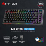 ff5319f7506a19b31f60af581b0ebb78 Tastatura Mehanicka Gaming Fantech MK910 RGB ABS Maxfit81 Frost Wireless crna (blue switch)