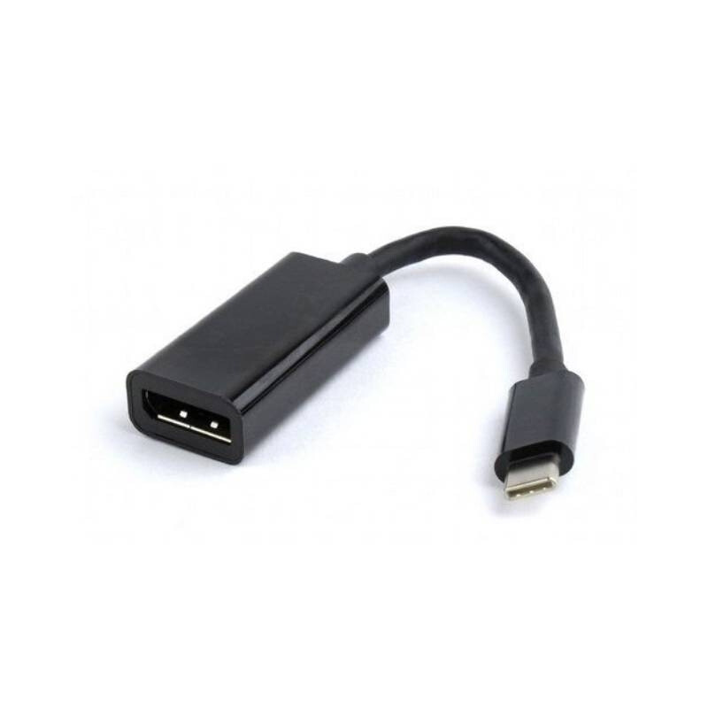 f438f72de5638aff4b56cf0b46fe019e.jpg A-CM-DPM-01 Gembird USB-C to DisplayPort-male adapter, 4K 60 Hz, 2 m, black A
