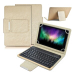 0163a4bce7a2e866e629929fbe418cf7 Maskica sa Bluetooth Tastaturom Leather za Tablet 10" Univerzalna zlatna