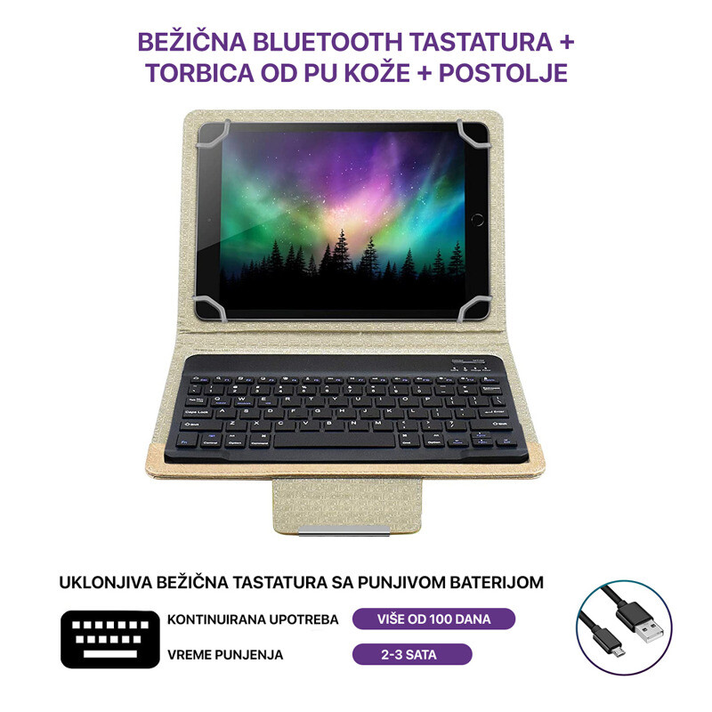60676ec9bb50a77a3a9bf160dd7d4385.jpg Maskica sa Bluetooth Tastaturom Leather za Tablet 10" Univerzalna zlatna