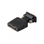 2ad52e34c9d84c5b8662de6b9c568edd Adapter-konvertor VGA/M IN na HDMI/F OUT + 3.5mm Linkom NEW