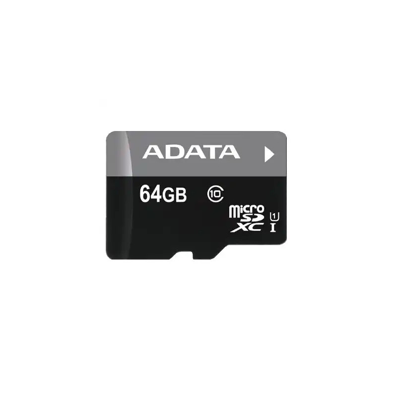 340f2142cb43ca7c60adb06a8fe3fd8c.jpg Micro SD Card 64GB AData + SD adapter AUSDX64GUICL10A1-RA1/ class 10