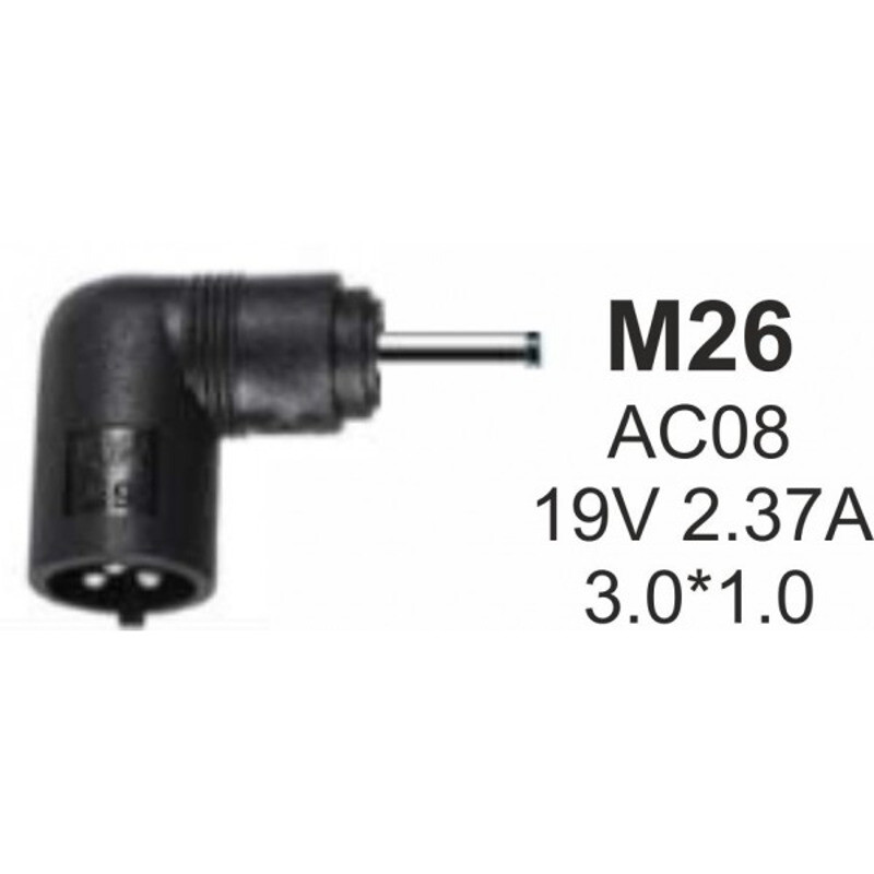 62f54b851903202e2f04aa60f0d08b06.jpg NPC-AS10 (M27) Gembird konektor za punjac 45W-19V-2.37A, 4.0x1.35mm