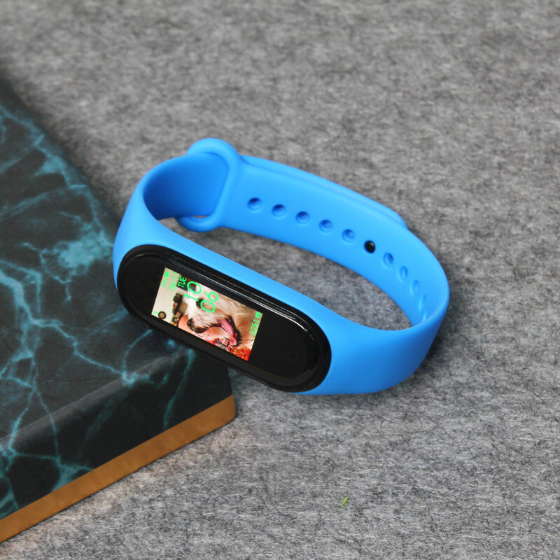 84da09172b6fae0ea82c6bc03ceeeb57.jpg Narukvica za smart watch Xiaomi Mi Band M3/M4 svetlo plava