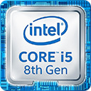 Intel Core i5-8350U sa 4 jezgra, 8 tredova (1.70Ghz do 3.60Ghz)