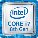 Intel® Core™ i7-8650U 4 jezgra, 8 tredova (1.9GHz do 4.2GHz)