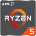 AMD Ryzen 5 7520U sa 4 jezgra, 8 tredova (od 2.80 GHz do 4.30 GHz)