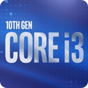 Intel Core i3-1005G1 sa 2 jezgra, 4 treda (od 1.20 GHz do 3.40 GHz)
