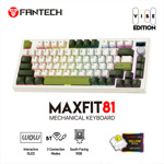 1c65038569e9056475d9427a23531f0b Tastatura Mehanicka Gaming Fantech MK910 RGB Vibe Maxfit 81 Milky Matcha Wireless (Yellow switch)
