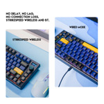 9e391d3e82cdf12f817abc48f5f9bce6 Tastatura Mehanicka Gaming Fantech MK910 RGB Vibe Maxfit 81 Grand Cobalt Wireless (Yellow switch)