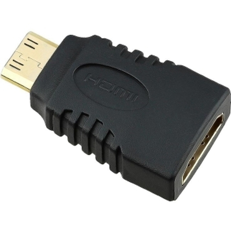 337aec43dac3c71b93f13f1ad2997809.jpg Adapter Mini HDMI (M) - HDMI (F) crni