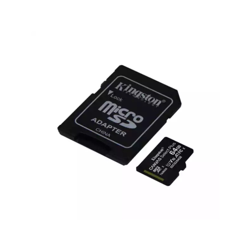 1afc5661c2741df208b058f285fe2520.jpg Micro SD Kingston 64GB Canvas Select Plus SDCS2/64GB +adapter Class10