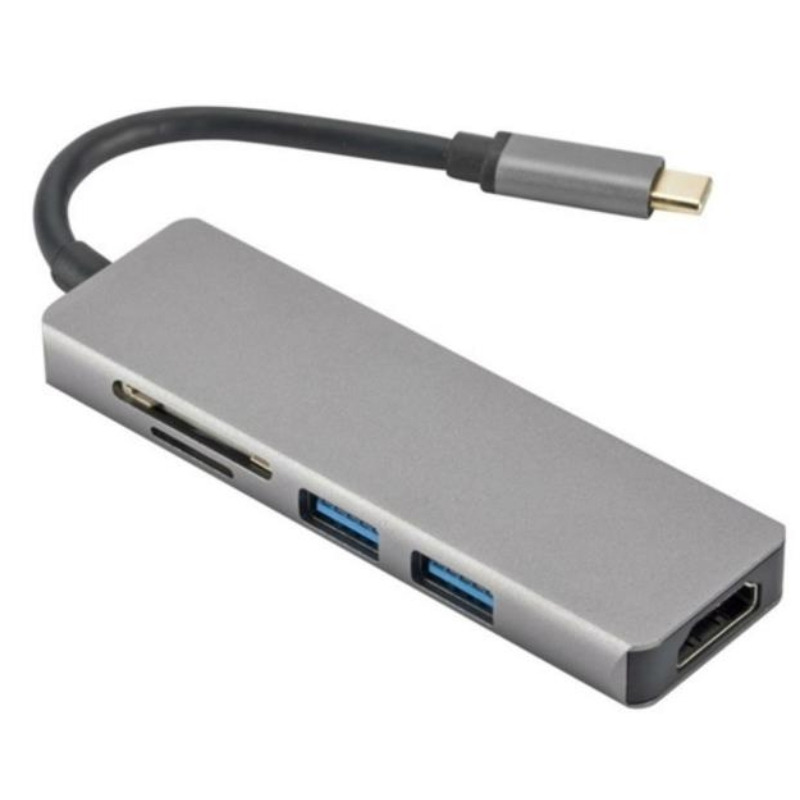 60c117e4869a157b7143ff5a05c9b964.jpg Adapter-konverter USB Tip C 3.1 na RJ45 10/100/1000 + 3 x USB 3.0 Aluminijum Gembird