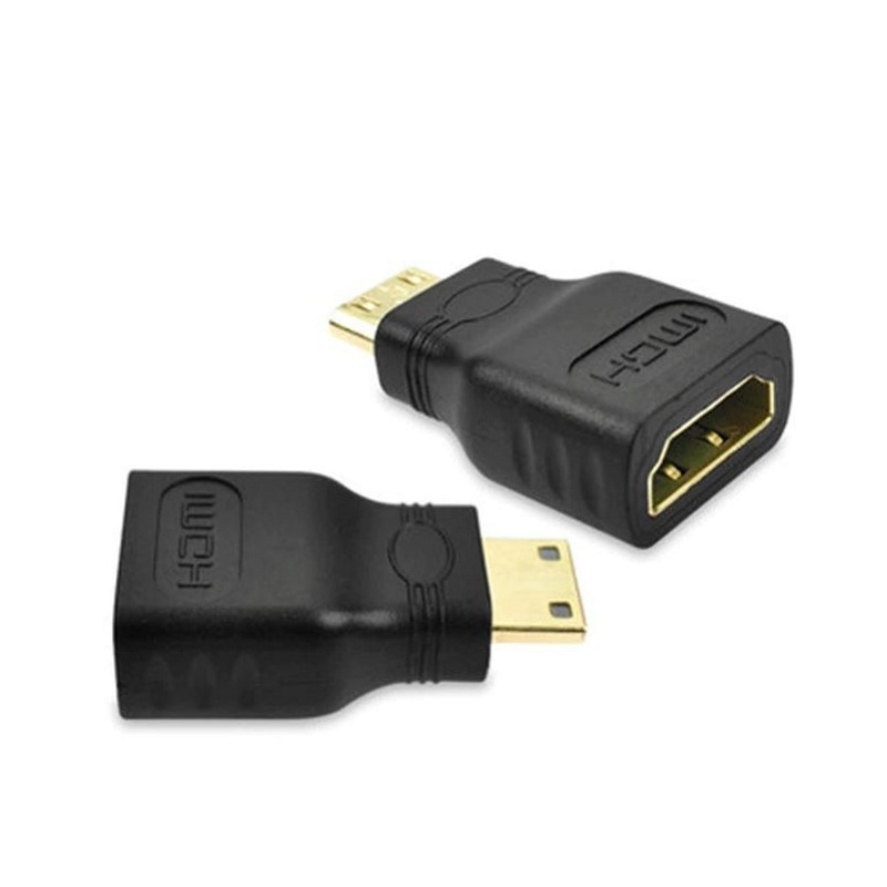 907aa548f796d877c2cbb2053bdd6100.jpg Adapter Mini HDMI (M) - HDMI (F) crni