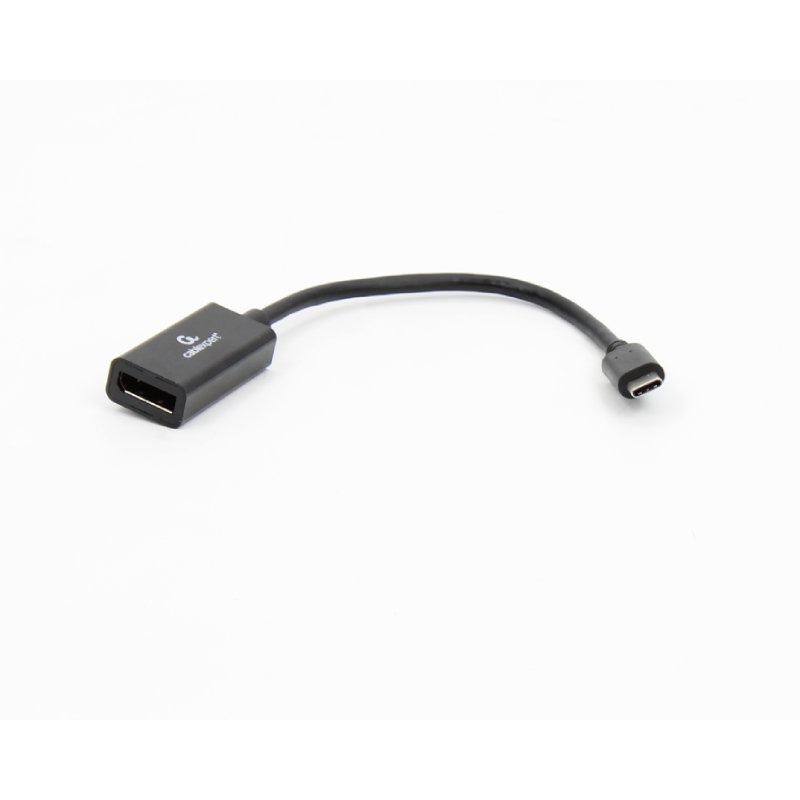 f438f72de5638aff4b56cf0b46fe019e.jpg A-CM-DPM-01 Gembird USB-C to DisplayPort-male adapter, 4K 60 Hz, 2 m, black A