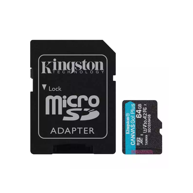 fb3d63fd798dac307e2eeb6708ed5f55.jpg Micro SD Kingston 128GB Canvas GoPlus Class10 UHS-I U3 V30 A2, SDCG3/128GB