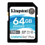1c59cc295df6a3035e0704c61b05474c SD Card 64GB Kingston SDG3/64GB class 10 170Mbs/64MBs