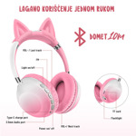 73088cb5b77c216a7819cf1c8ba9bd8f Bluetooth slusalice Cat Ear svetlo roze