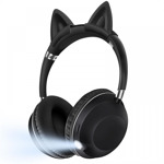 b67edae70e70fb75413a9f0eb1c13b02 Bluetooth slusalice Cat Ear crne