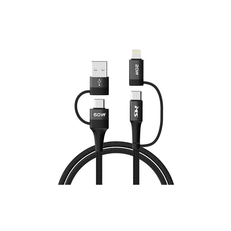 778972392aa70dc825121266594dce98.jpg VLMP39410W1.00 Nedis 3 u 1 Sync and Charge Cable USB-A Male - Micro B Male 1.00 m White + 30-Pin Doc