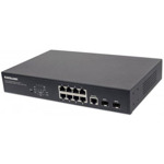 a229c895ee9ceeed1d7097337ffde569 Intellinet Switch 8-Port Upravljiv Gigabit Ethernet PoE+