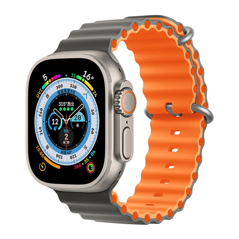 5536dc01b04a7689c4392a9e32b03d62.jpg Smart Watch Ocean Strap 44/45/49mm Cury/Orange