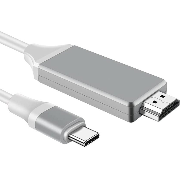 49248cdb00820a7d27f3905eaeea10de.jpg Adapter-konvertor USB 3.1 tip C (M) - VGA (F) srebrni