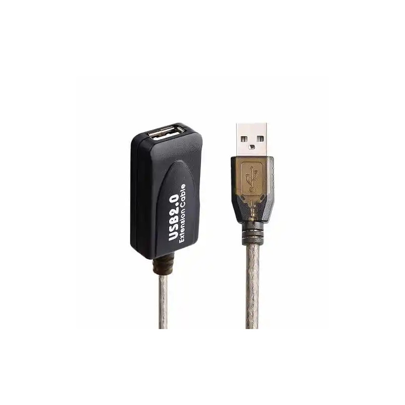 802add79d35f9e865b92e007b81803fc.jpg Kabl USB A - USB A M/F 2.0 produžni sa pojačivačem 5m E-Kettz