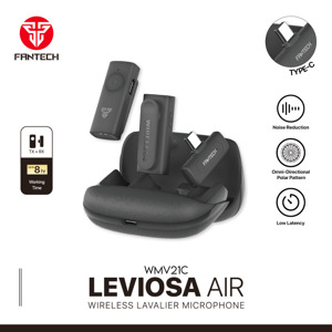 4ca342997453d273a7544a197e042964 Mikrofon Wireless Fantech Lavalier Leviosa Air WMV11C (Single Mic) Type C crni