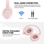 a1daffb0a8835243ad0bd11f2dde86a6 Bluetooth slusalice Fantech GO Vibe WH05 pink