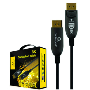 1e808e5476c92ac7453996bf8569a42b CC-DP8K-AOC-5M Gembird Active Optical Cables (AOC) DisplayPort v.1.4 (8K@60Hz/4K@120Hz) 5m