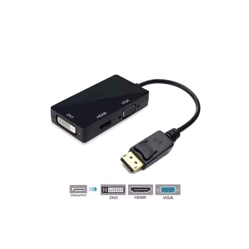 b4965a1a6d49fccf0e1e8b9b0f0ba619.jpg Adapter - Konverter Displayport - HDMI/VGA/DVI KT-D2HVD-59 Velteh