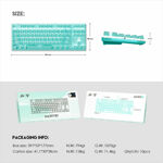 011170c4c6f33d7cb1d9e9a9f831913f Tastatura Mehanicka Gaming Fantech MK856 RGB Maxfit 87 (Red switch) Mint Edition