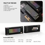 19b487ed7ac33e7d00ffb9ca02ebffb4 Tastatura Mehanicka Gaming Fantech MK858 RGB Maxfit67 crna (white switch)