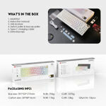 39af58d808fc78cffe7a9bb092296830 Tastatura Mehanicka Gaming Fantech MK858 RGB Maxfit67 Space Edition (white switch)
